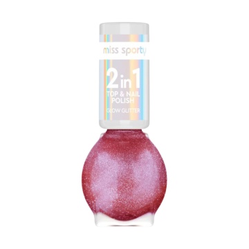 Oja de unghii Miss Sporty Glow Glitter 90 Pink [3193]