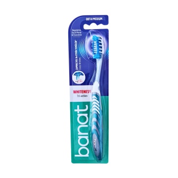 Periuta de dinti Banat Whitenesstri Action Medium [2343]
