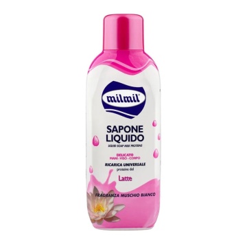 Rezerva cu sapun lichid Mil Mil Lapte, 1 l [0771]