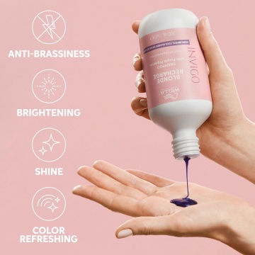 Sampon cu pigment violet Invigo Blonde Recharge pentru neutralizarea tonurilor de galben, 300 ml, Wella Professionals - Img 5