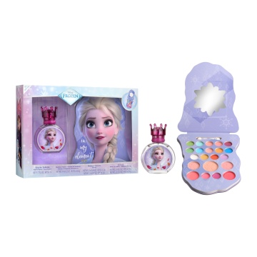 Set cadou pentru copii Air-Val Frozen cu paleta make-up si apa de toaleta 50 ml [95875]