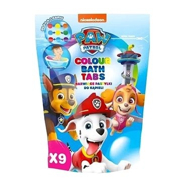 Tablete Colorare Baie EDG Paw Patrol 9X16G pentru copii, 16 g [5523]