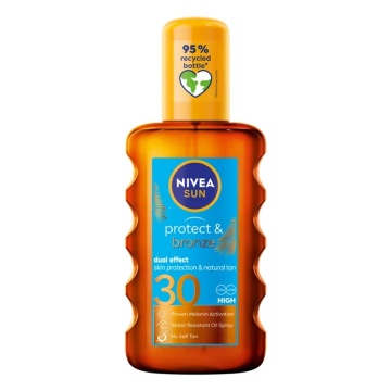 Ulei Nivea Sun Protect & Bronze FPS30, 200 ml [8172]