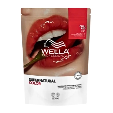Vopsea de par cu taninuri Wella Supernatural 7/45, 120g