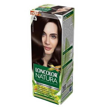 Vopsea de par Loncolor Natura 4,5 Castaniu Mahon