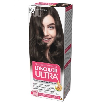Vopsea de par Loncolor Ultra 5,7 Castaniu Vibrant - Img 2