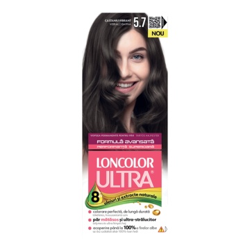 Vopsea de par Loncolor Ultra 5,7 Castaniu Vibrant