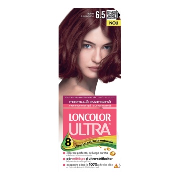 Vopsea de par Loncolor Ultra 6,5 Rubin