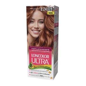Vopsea de par Loncolor Ultra 8,24 Ultra Blond Aramiu Rose - Img 2