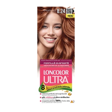 Vopsea de par Loncolor Ultra 8,24 Ultra Blond Aramiu Rose