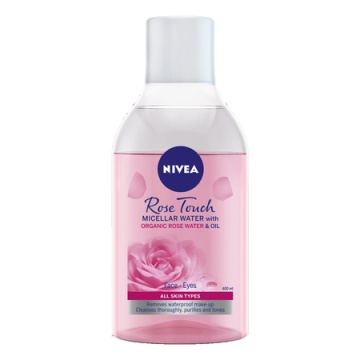 Apa micelara bifazic Rose Touch, 400 ml, Nivea 4533/6042