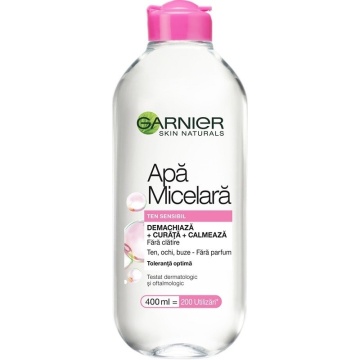 Apa micelara pentru piele sensibila Garnier Sensitive, 400 ml [7700]