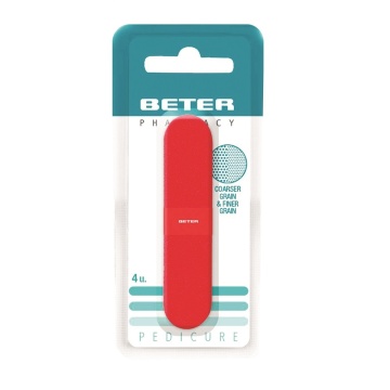 Benzi coridon pentru pedichiura Beter Pharma, set 4 buc [9801]