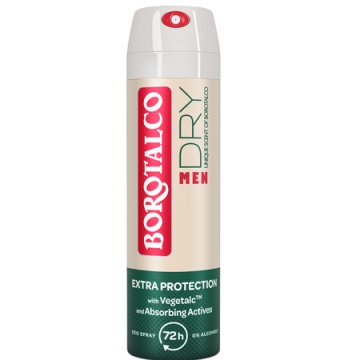 BOROTALCO Deodorant spray antiperspirant pentru barbati 72h, Original Dry, 150 ml [4546]