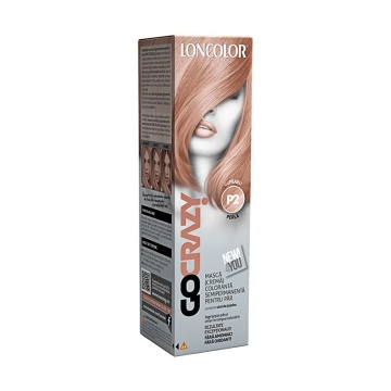 Crema de par coloranta semipermanenta fara amoniac Loncolor GoCrazy P2 Pearl