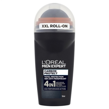 Deodorant roll-on Loreal Expert Carbon Protect pentru barbati, 50 ml [7941]