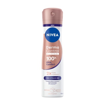 Deodorant spray pentru femei Nivea Derma Control Ultra Comfort, 150 ml [0174]