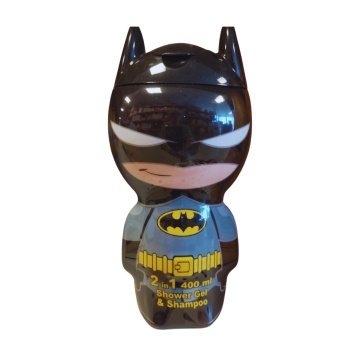 Gel de dus si sampon 2 in 1 Air-Val Batman 2D Figurina, 400 ml [2980]
