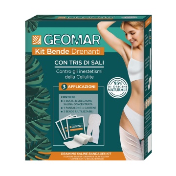 Kit Bandaje Drenante Saline Anticelulitice Geomar [5816]