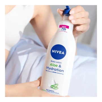 Lotiune de corp Nivea Aloe & Hydration, 400 ml, cu pompita [2157] - Img 5