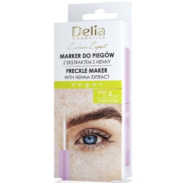 Marker henna pentru desenare pistrui Delia, 4 ml [7775]