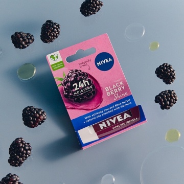 NIVEA Balsam de buze BLACKBERRY 4.8gr [3066] - Img 2