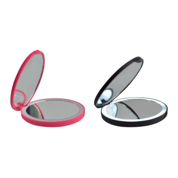 Oglinda cosmetica dubla cu lumina pentru poseta Beter 10X Oooh! [6078]