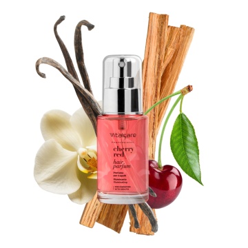 Parfum iluminator pentru păr Vitalcare Professional Cherry Red cu keratină, 50 ml [9883] - Img 2
