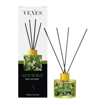 Parfum pentru camera cu betisoare Vexes Reed Diffuser Lilly Of the Valley, 100 ml [7232]
