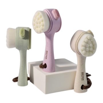 Perie pentru masaj facial 3In1 din fibra naturala Beter [3205]