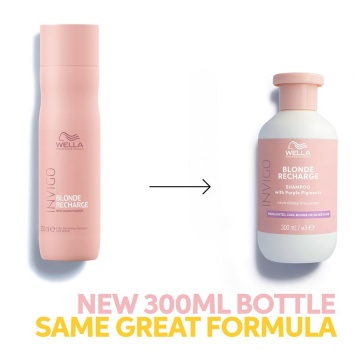 Sampon cu pigment violet Invigo Blonde Recharge pentru neutralizarea tonurilor de galben, 300 ml, Wella Professionals - Img 2