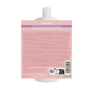 Sampon cu pigment violet Invigo Blonde Recharge pentru neutralizarea tonurilor de galben, 1000 ml, Wella Professionals - Img 3