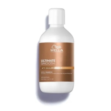 Sampon hidratant pentru par uscat si lipsit de stralucire cu Squalane & Omega 9 Wella Professionals Ultimate Smooth cu efect anti-electrizare, 100 ml