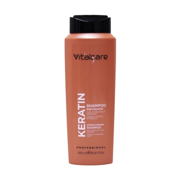 Sampon pentru par fragil si stresatVitalcare Keratin, 500 ml [5093]