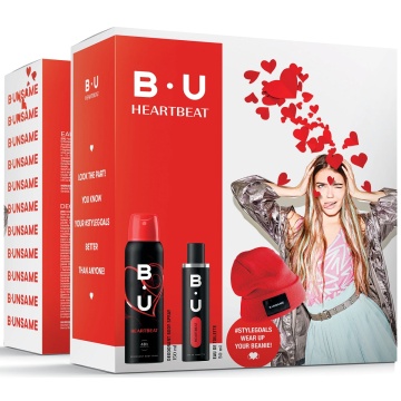 Set cadou Bu Heartbeatcu apa de toaleta 50 ml, deodorant si fes XS23 [2797]