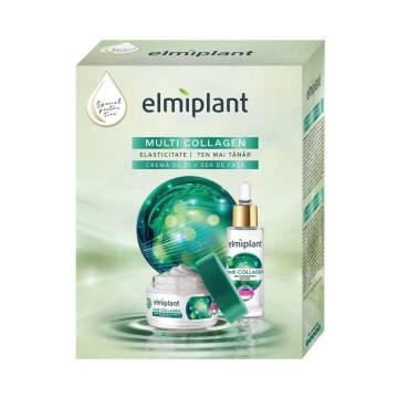 Set cadou Elmiplant crema zi Collagen si ser de fata 30 ml, XS25 [9954]