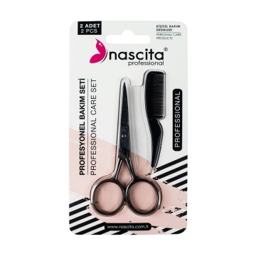 Set cadou Nascita Profesional Sprancene Foarfeca si Piepten [9912]