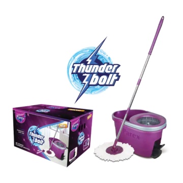 Set cu mop rotativ si galeata cu pedala Parex Thunder Bolt [3066/5564]