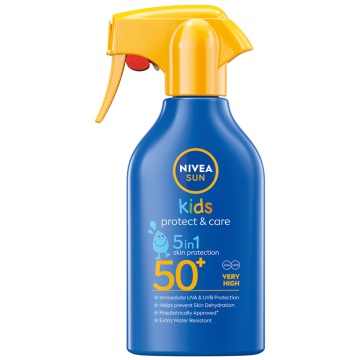 Spray Nivea Sun Kids Protect Care FPS50 + pentru copii, 270 ml [5433/5444]