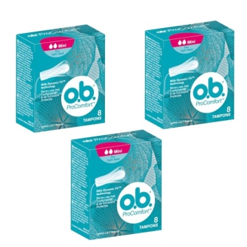 Tampoane OB Procomfort 2 + 1 Gr, x8