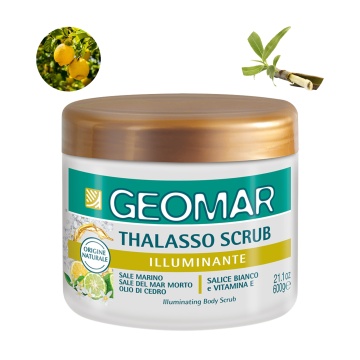 Tratament corporal iluminator cu pudră de lămâie Geomar Thalasso, 600 g [2960] - Img 2