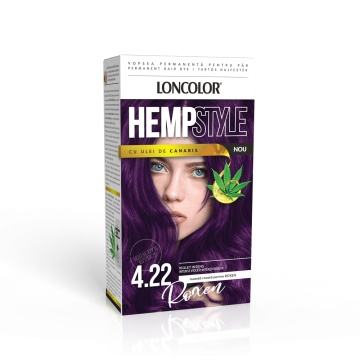 Vopsea de par Loncolor Hempstyle Nou 4,22 Violet Intens