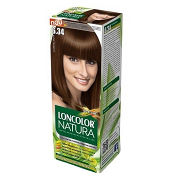 Vopsea de par Loncolor Natura 6,34 Castaniu Aluna