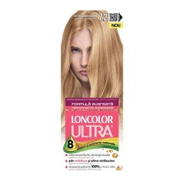 Vopsea de par Loncolor Ultra 7,2 Blond Auriu Deschis
