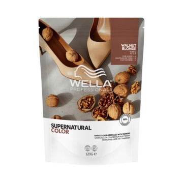 Vopsea de par permanenta cu taninuri Wella Supernatural, nuanta 7/71, 120 g
