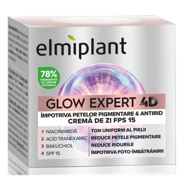Crema Elmiplant Glow Expert 4D SPF15 Zi, 50 ml [1874]