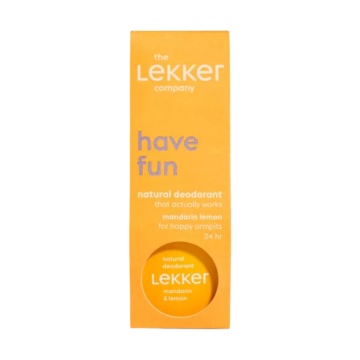 Deodorant crema Lekker Natural Mandarina si Lamaie, 30 g [4290]