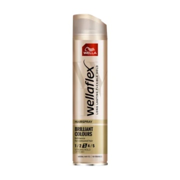 Fixativ păr Wellaflex Brilliant Color nr,3, protecție culoare și fixare medie, 250 ml [8359/8267/5640]