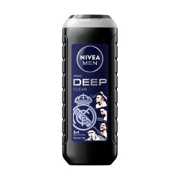 Gel de dus Nivea Deep Clean Se Real Madrid pentru barbati, 500 ml [6960]