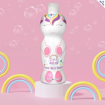 Gel de dus si sampon 2 in 1 Air-Val Eau My Unicorn 1D Figurina pentru copii, 400 ml [0375] - Img 2